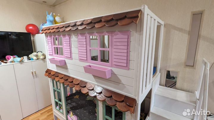 Кроватка детская 2х ярусная Новая