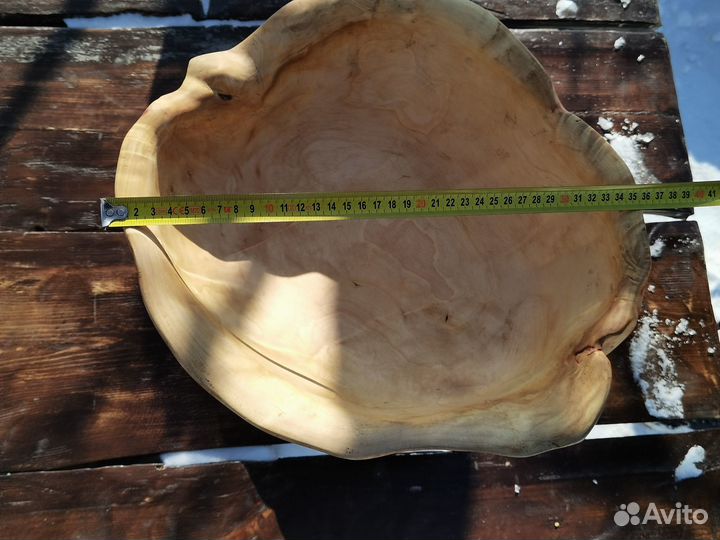 Ваза деревянная