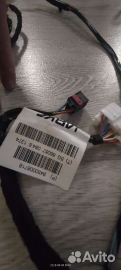 Проводка крышки багажника веста седан