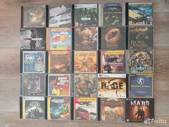 Компьютерные игры диски для пк PC часть 3