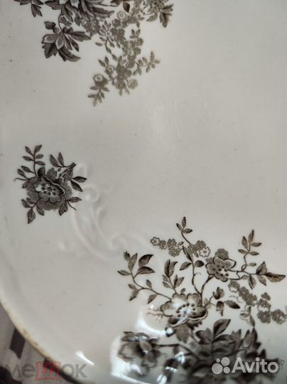 Кузнецов Царизм Большое блюдо для поросенка осетра