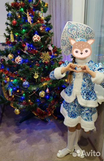 Костюм Снегурочки детский