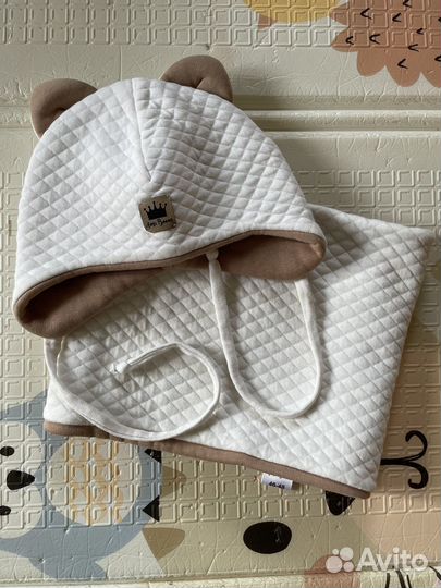 Шапка и снуд для девочки 48