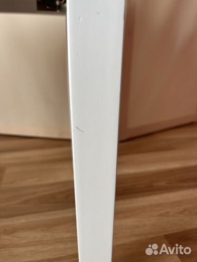 Банкетка для пианино регулируемая белая