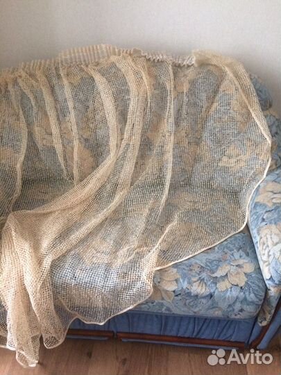 Штора - сетка, на кухню на стяжке. 1,65 х 1,60