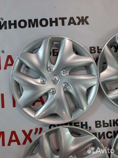 4 колпака р15 Рено(поштучно)