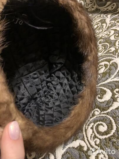 Шапка норковая женская