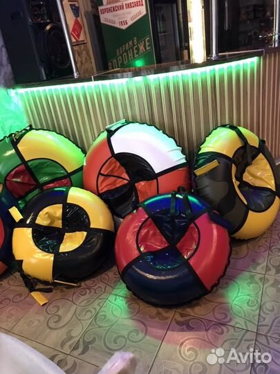 Санки ватрушки тюбинг размер 80-95-105