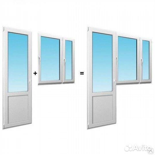 Окна пластиковые пвх бу, цвет белый. Двери пвх