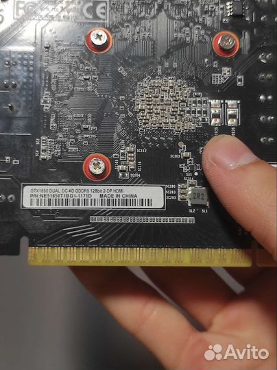 Видеокарта gtx1650