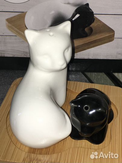 Набор для специй кошка и котёнок