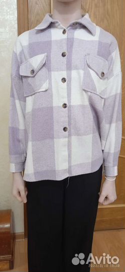 Рубашка тёплая на девочку, 34 размер