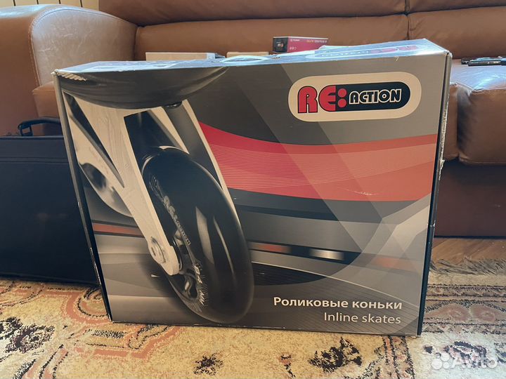 Роликовые коньки мужские reaction R707M