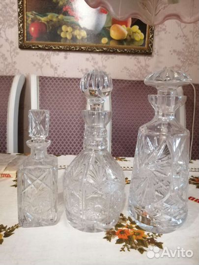 Штоф хрустальный