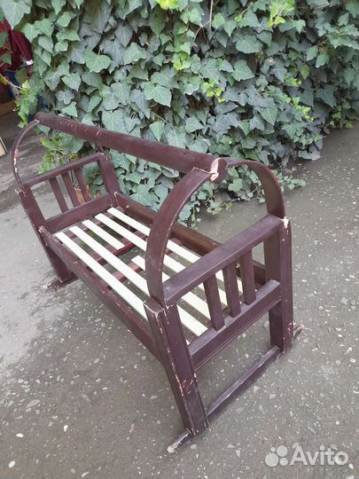 Национальная деревянная люлька б/у