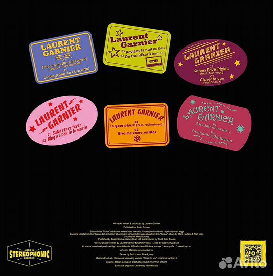 Laurent garnier - 33 Tours Et Puis S'en Vont