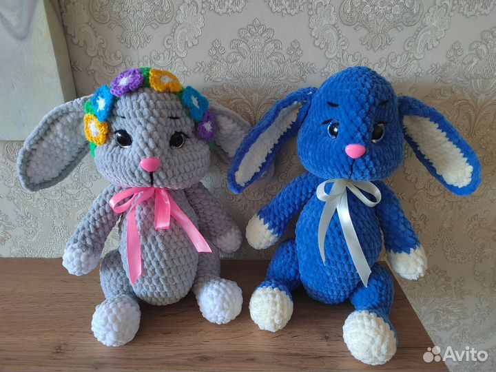 Игрушки из плюшевой пряжи