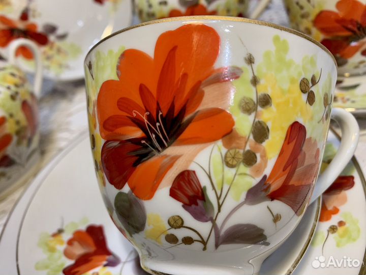 Чайный сервиз «Цветы юга» лфз попредметнее
