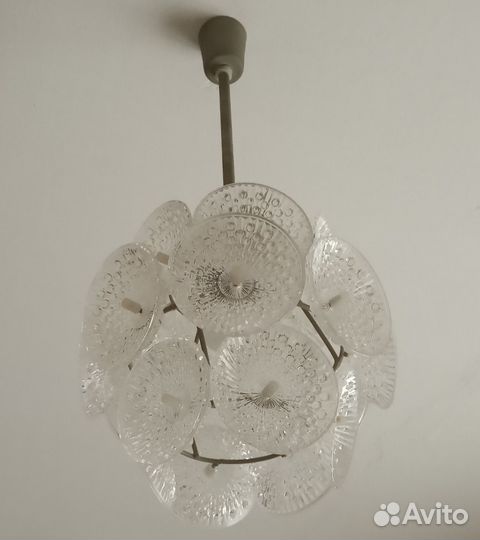 Хрустальная люстра СССР. Одуванчик