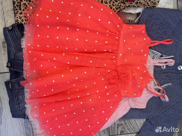 Вещи пакетом для девочки 92 98