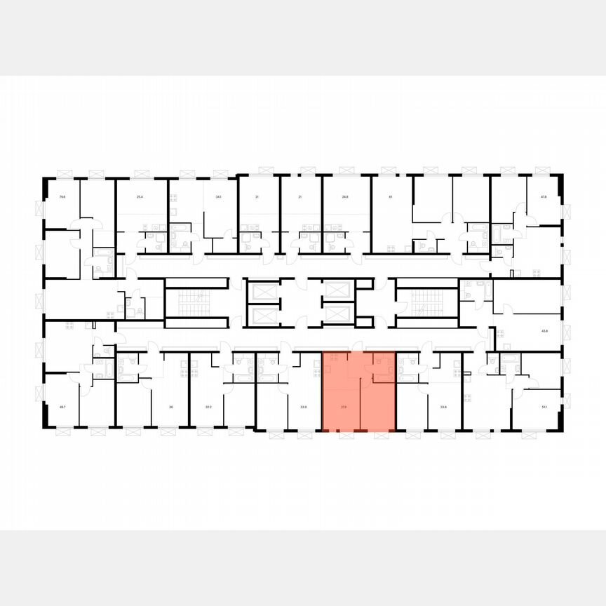 1-к. квартира, 37,8 м², 11/24 эт.