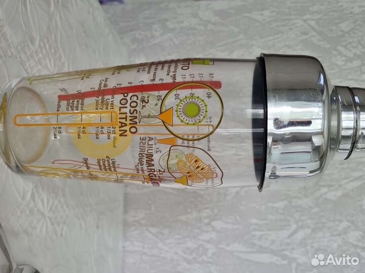 Шейкер для коктейлей + ложка