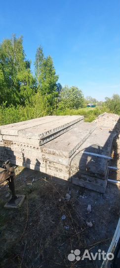 Плиты перекрытия пустотные бу