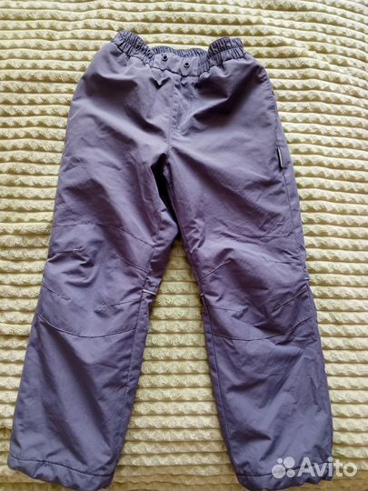 Брюки демисезонные для девочки 110