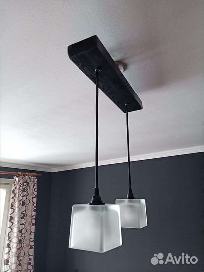 Люстра потолочная светильник подвесной 2 лампы Е14