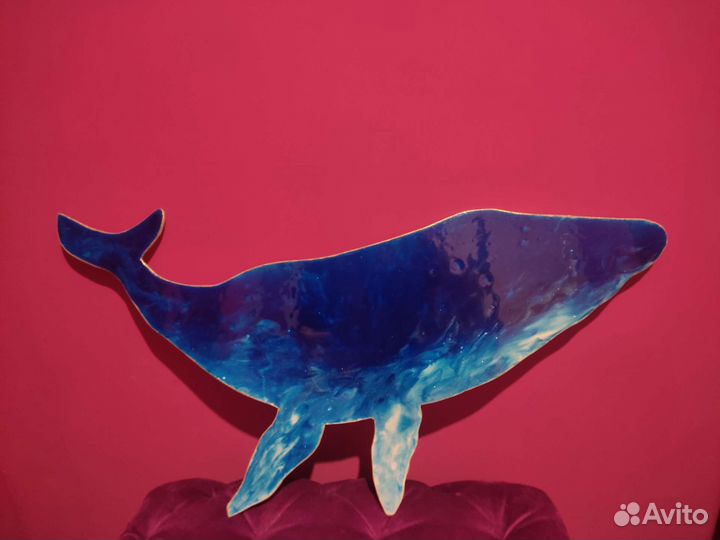 Киты, эпоксидная смола, ручная работа