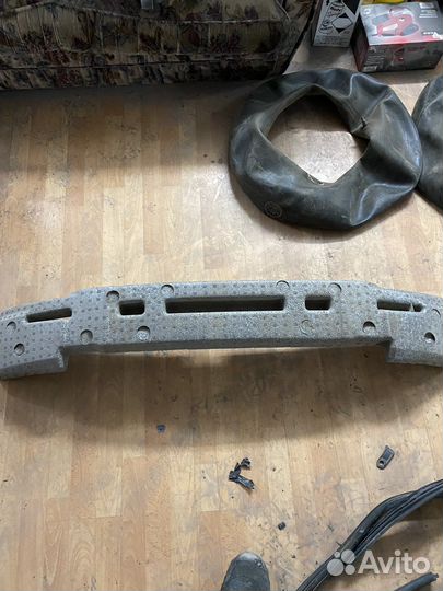 Усилитель переднего бампера шевролет авео