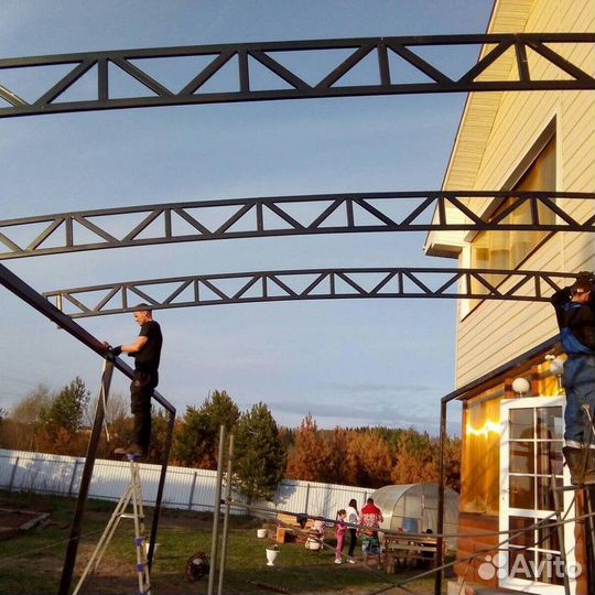 Навес арочный