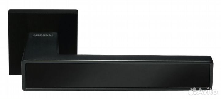 Дверные ручки Morelli sulla MH-48-S6 BL Цвет - Чёр