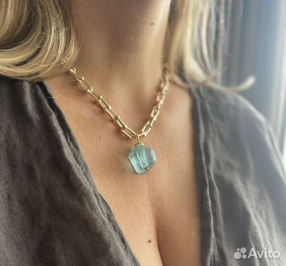 Колье натуральный жемчуг