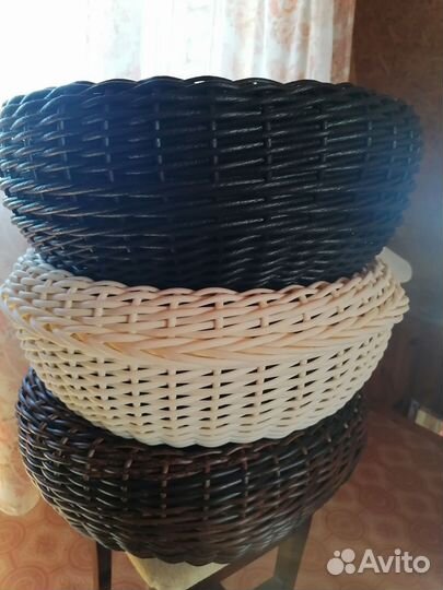 Кашпо из ротанга