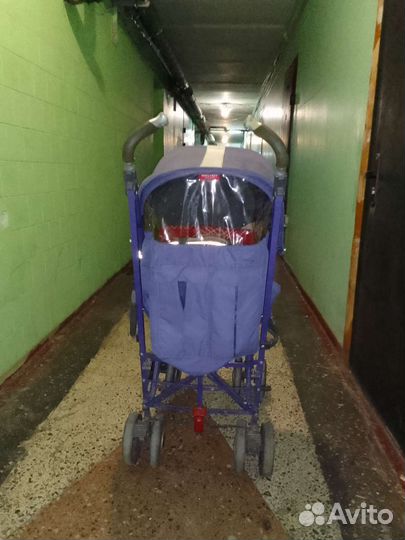 Прогулочная коляска трость бу