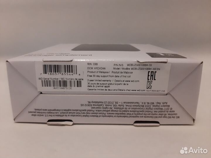 1 тб Внешний жесткий диск Western Digital HDD WDO