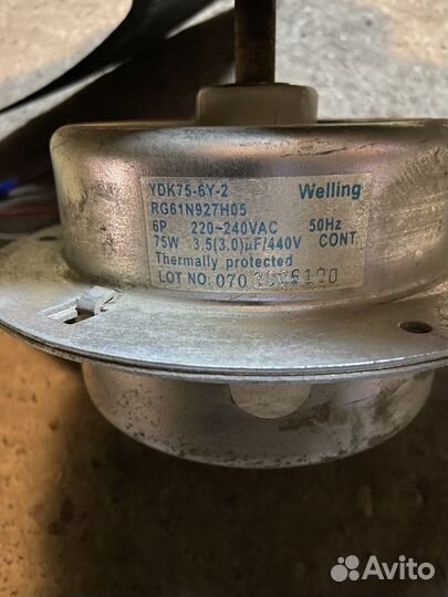 YDK75-6Y-2 двигатель вентилятора кондиционера