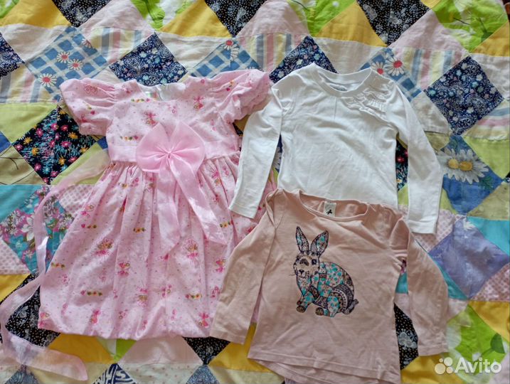 Вещи пакетом для девочки 98