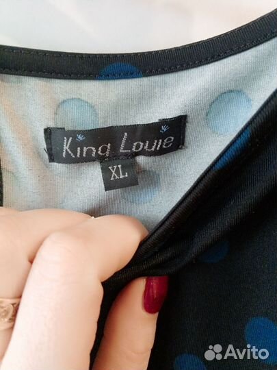 Платье женское, черное в тёмно-зелёный горох