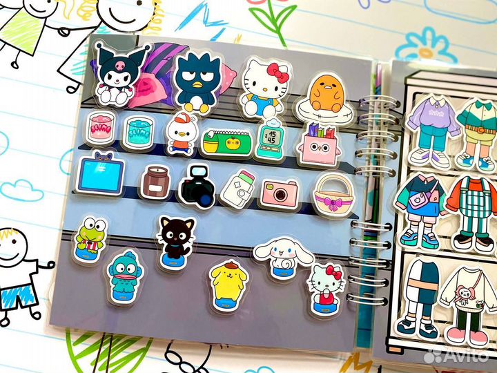 Альбом на липучках Тока Бока Музыкальный фестиваль