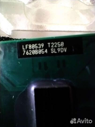 Процессор intel core duo t2250