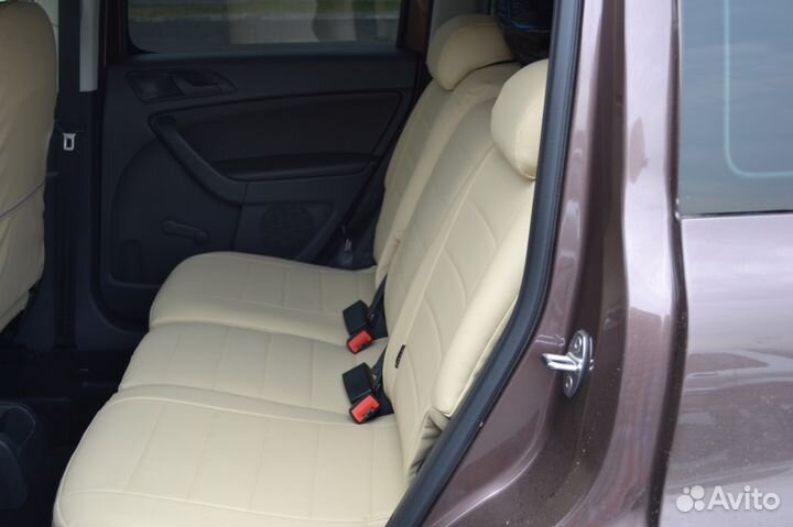 Авточехлы Skoda Yeti с 2009 из экокожи