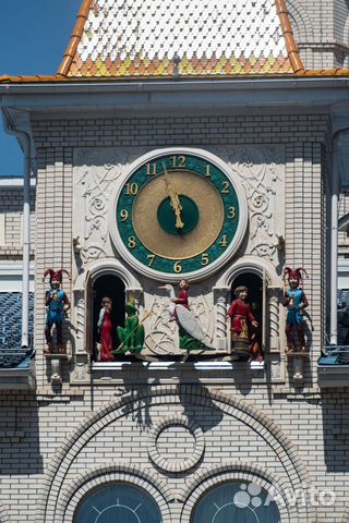 Уличные фасадные башенные часы. Часы на опоре объявление продам