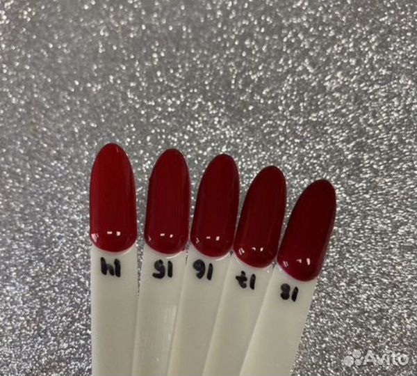 Красный гель лак