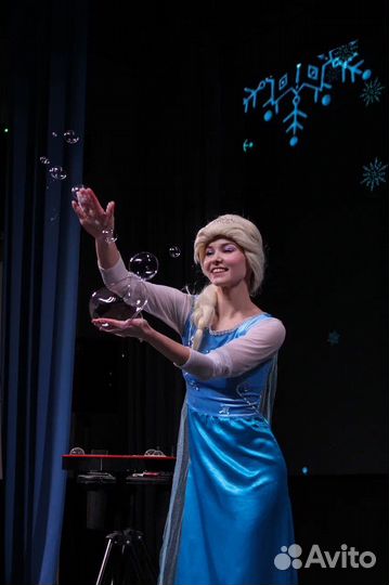 Шоу мыльных пузырей