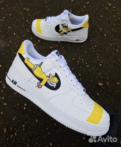 Кастомные кроссовки.Nike Air Force 1