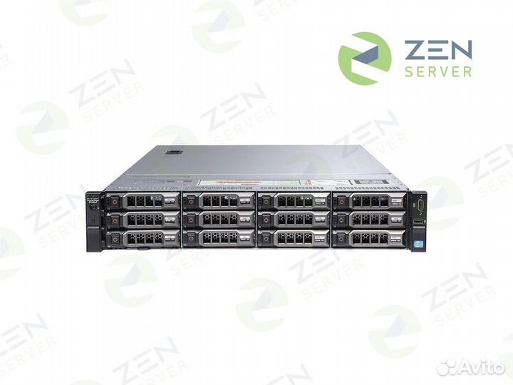 Dell R730xd Rx30 12LFF+2SFF/2хE5-2620 v3/4х16Gb213