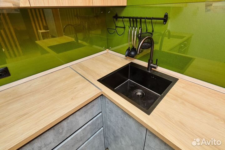 Кухня по дизайну Лофт по индивидуальным размерам