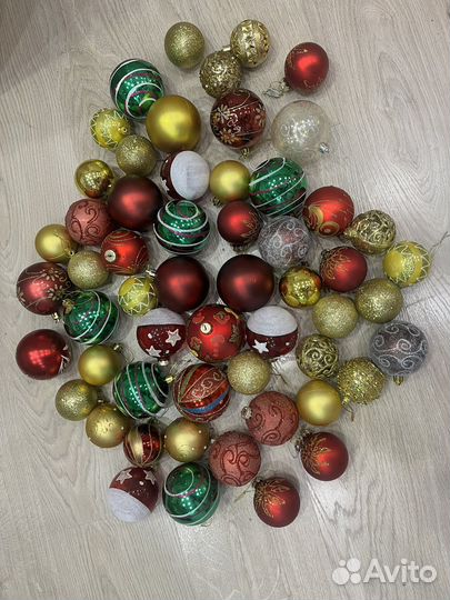 Елочные игрушки шары на елку украшения на елку